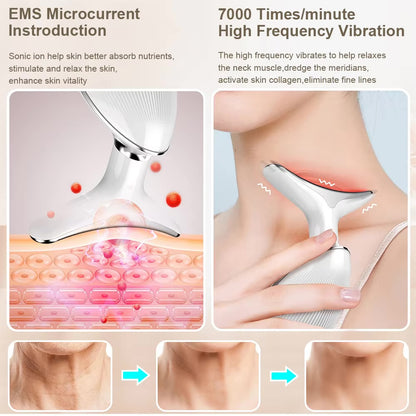 EMS Face & Neck Lifting Device – Tighten, Sculpt & Rejuvenate for a Youthful Contour